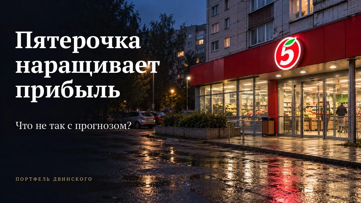 X5 зарабатывает больше. Почему прогноз стал скромнее В августовском разборе X5 я отмечал: рост продаж всё хуже - изображение