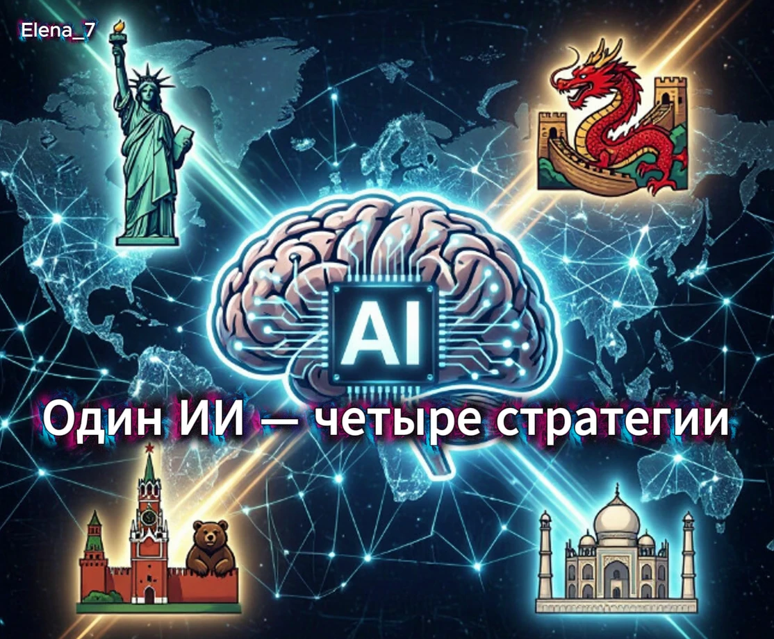 🤖 Одна технология — четыре разных ответа Представьте четырёх капитанов, ведущих свои корабли через один и тот - изображение