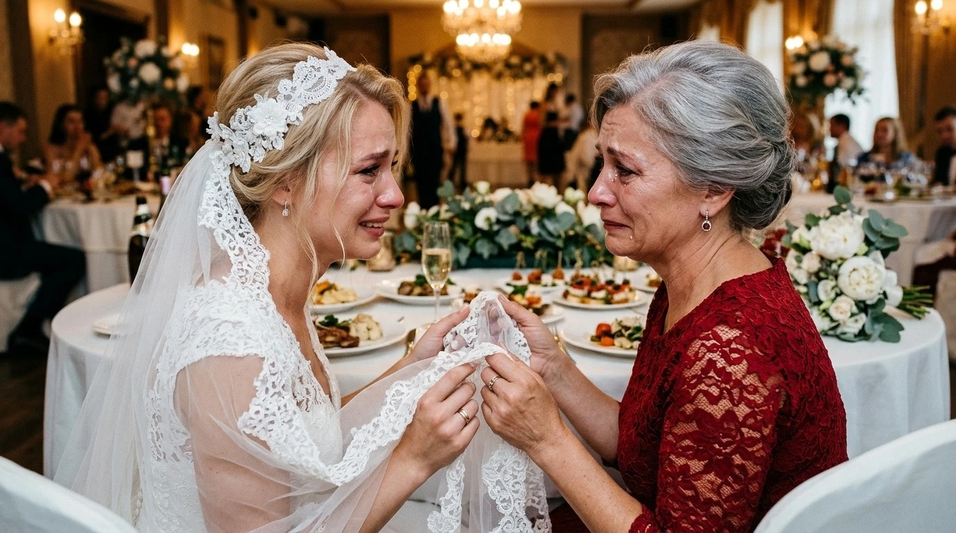« Ты хорошая девочка» — 3 слова свекрови и невеста сняла фату прямо на свадьбе 👰‍♀️💍 Все гости замерли, когда - изображение