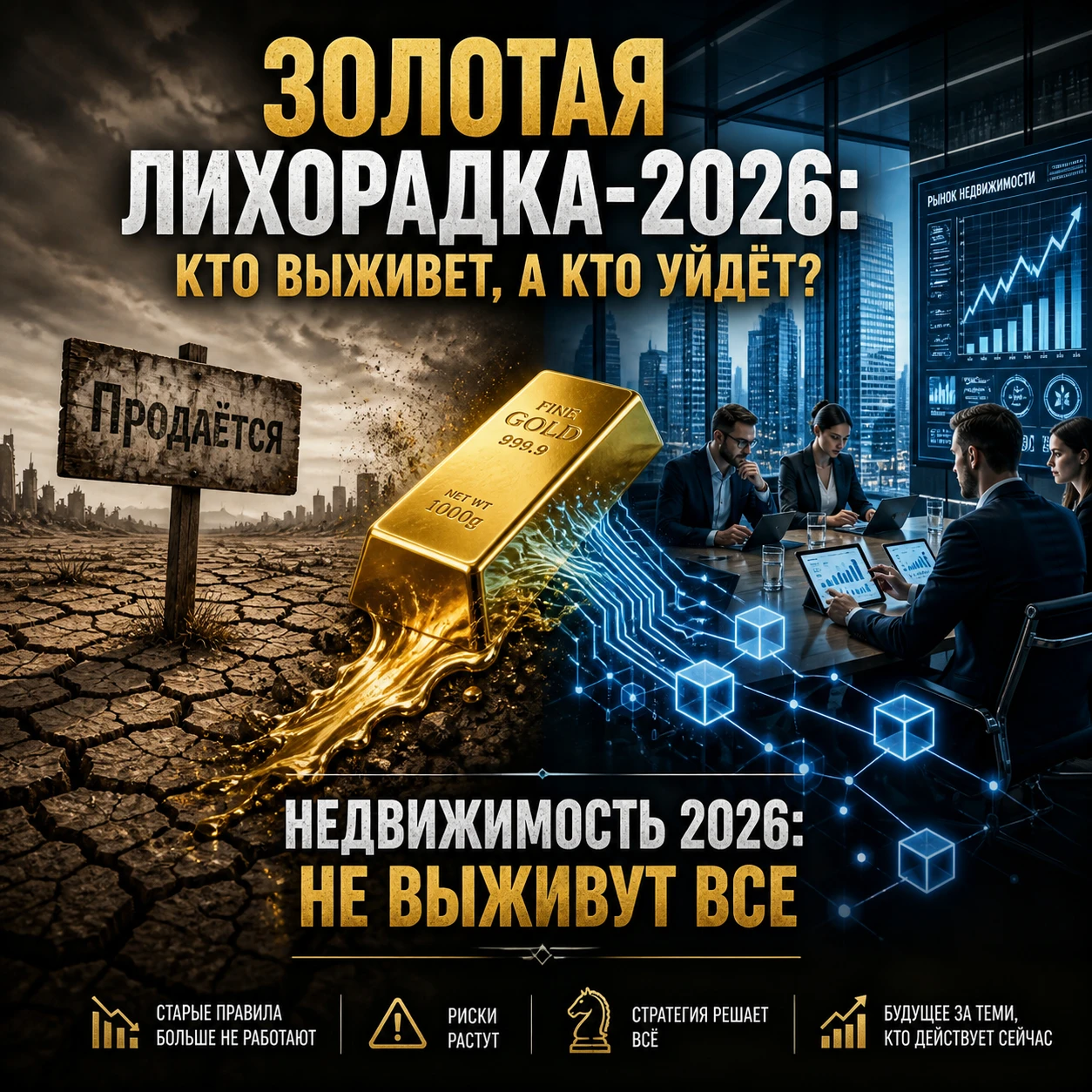 #рынокнедвижимости2026 #золотаялихорадка #риэлторы #адаптация #инвестициивнедвижимость #ипотека2026 - изображение