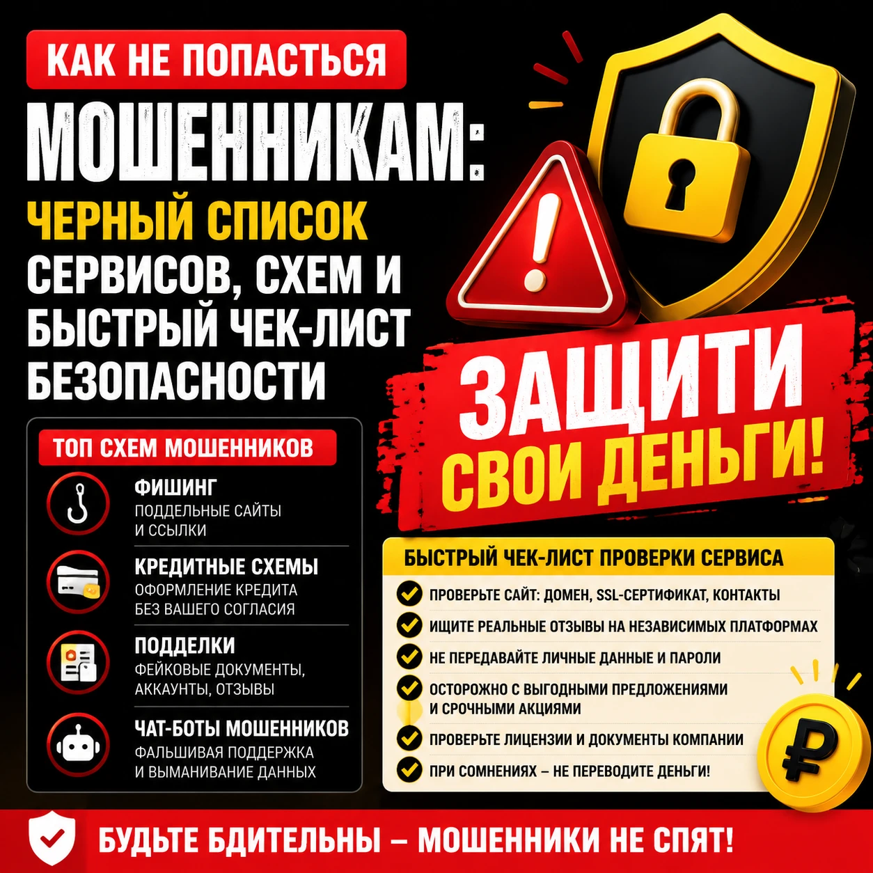 🙅‍♂️ Неважно, хотите вы заработать или просто сохранить то, что есть — ваша главная задача не попасть в лапы - изображение