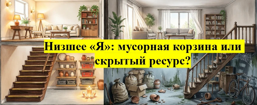 Если есть «верх», значит, должен быть и «низ». В эзотерике и некоторых духовных учениях термин «Низшее Я» - изображение