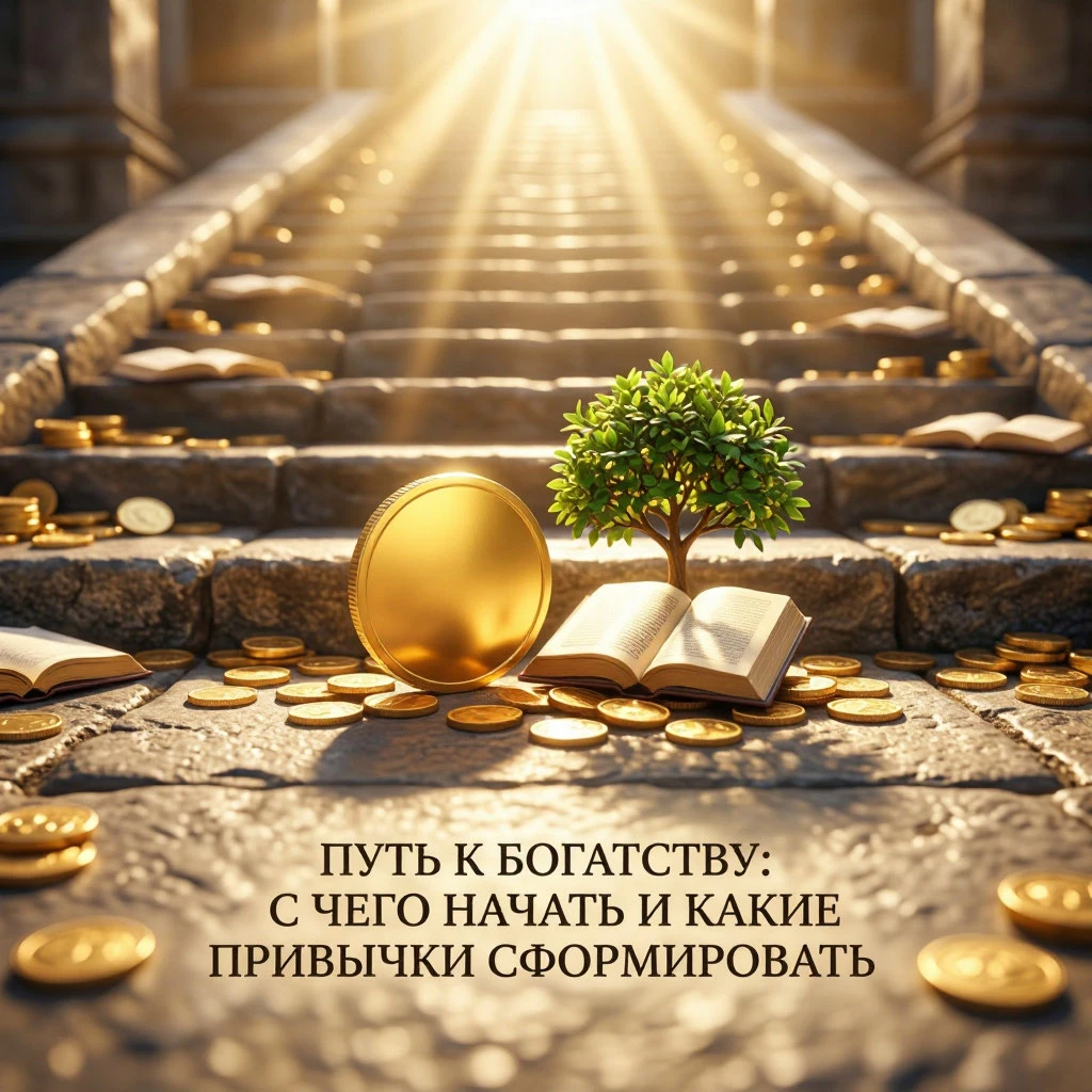 Путь к богатству — это не внезапный выигрыш или случайная удача, а результат продуманных действий и устойчивых - изображение
