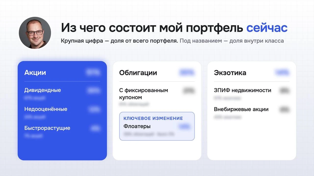 Уже через 2 часа встречаемся на эфире 🔥 На эфире покажу, из чего состоит мой портфель прямо сейчас - сколько - изображение