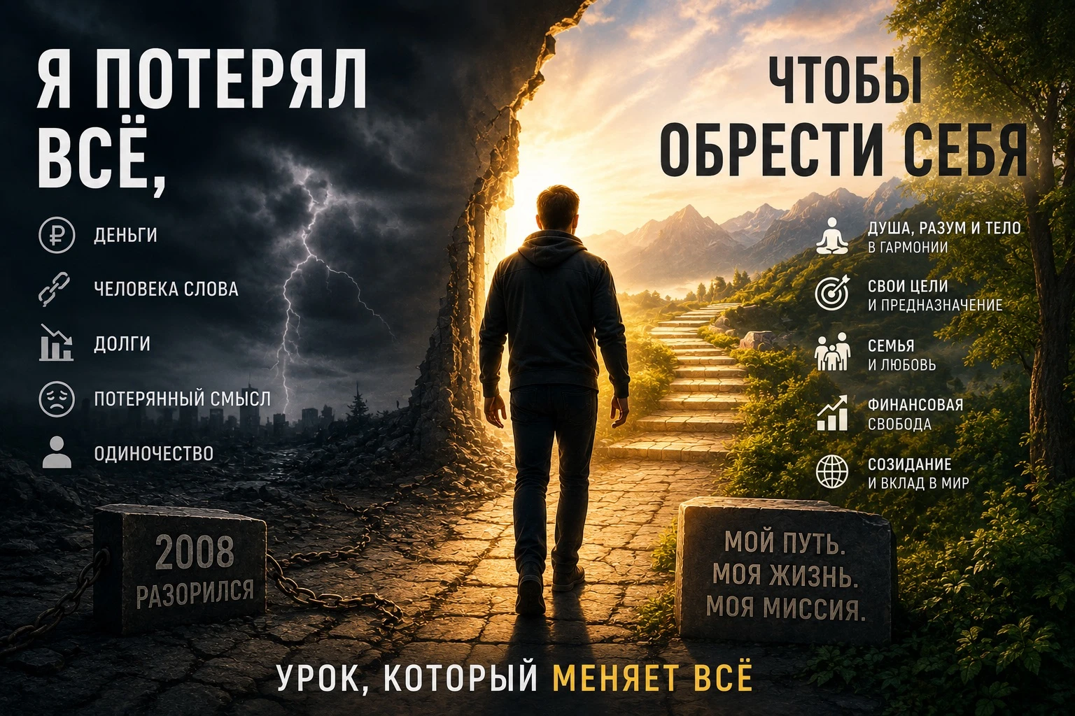 В 2008 году я разорился. И с того момента не было практически ни одного дня, чтобы мне хватало денег. Неважно, - изображение