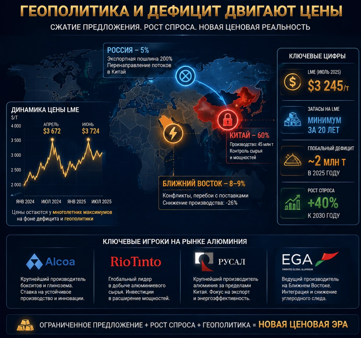 #алюминий #LME #SHFE #сырьевой_рынок #дефицит #геополитика #Китай #Россия #США #Иран #Ормузский_пролив #Русал - изображение