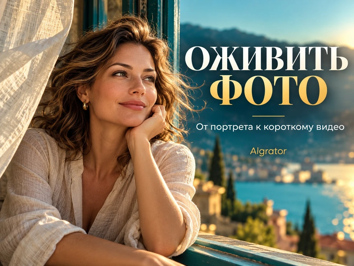 Оживить фото нейросетью проще, если заранее решить, что именно должно двигаться. Одно моргание, лёгкое движение - изображение