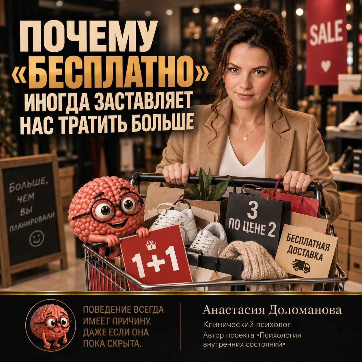 Один из самых интересных эффектов экономической психологии — особая привлекательность нулевой цены. Человек - изображение