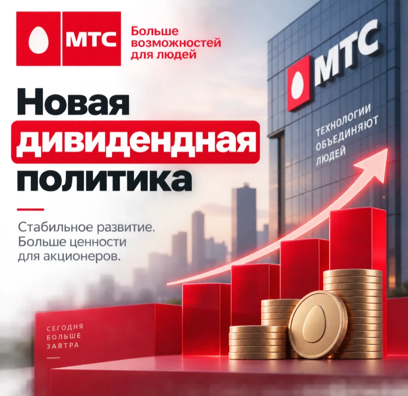 15 сентября 2026 года совет директоров МТС утвердил новую дивидендную политику на 2027–2028 годы. Главное - изображение