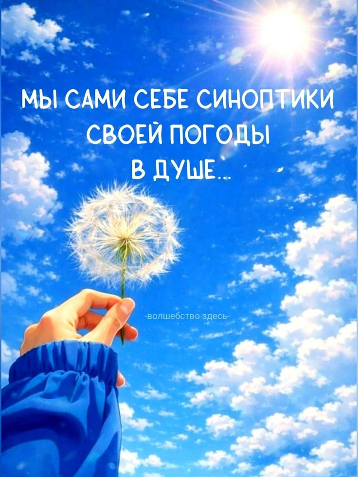 #утроначинаетсясменя #синоптиксвоейдуши #пятницаогонь #логикауспеха #vmoment #безводы #карманадня/базарДоброе - изображение