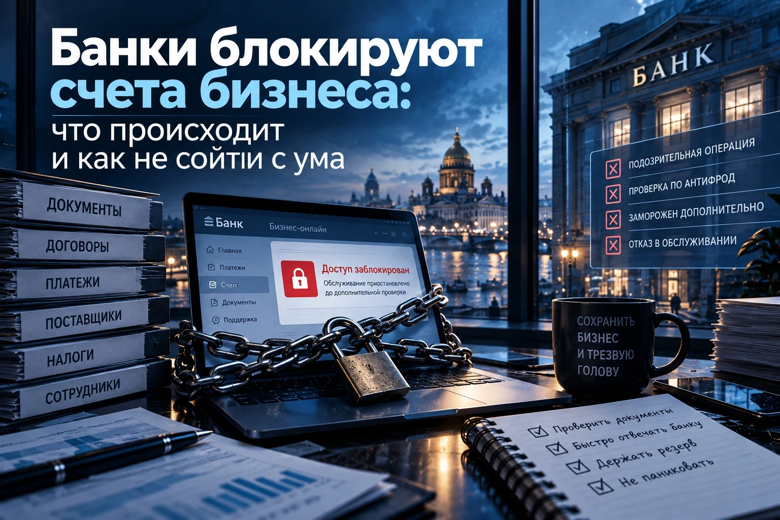Банки блокируют счета бизнеса: что происходит и как не сойти с ума Читаю новости и чувствую, как знакомо - изображение