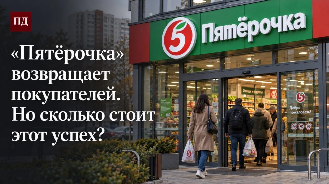 В третьем квартале выручка X5 выросла на 13% (г/г) до 1,3 трлн рублей. За девять месяцев рост составил 11,4% - изображение