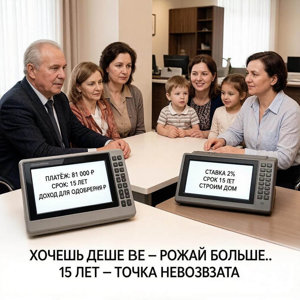 #СемейнаяИпотека #Демография #Минфин #15Лет #СтавкаПоДетям #Ипотека2026 #Жильё #Господдержка #Рождаемость - изображение