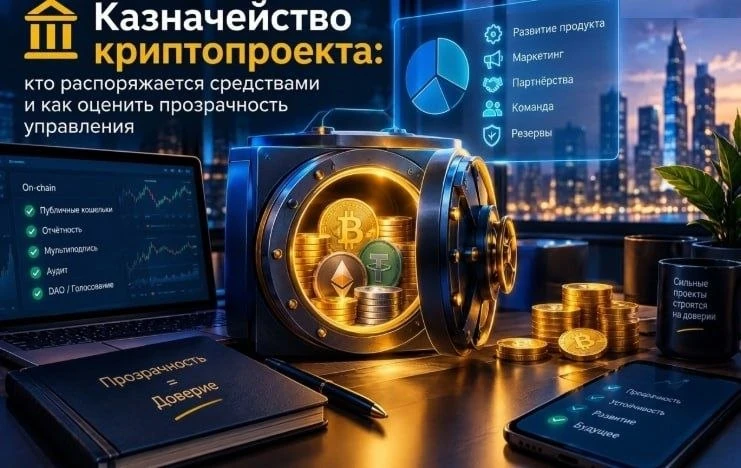 За каждым крупным криптопроектом стоит не только технология, но и финансовая система, которая помогает ему - изображение