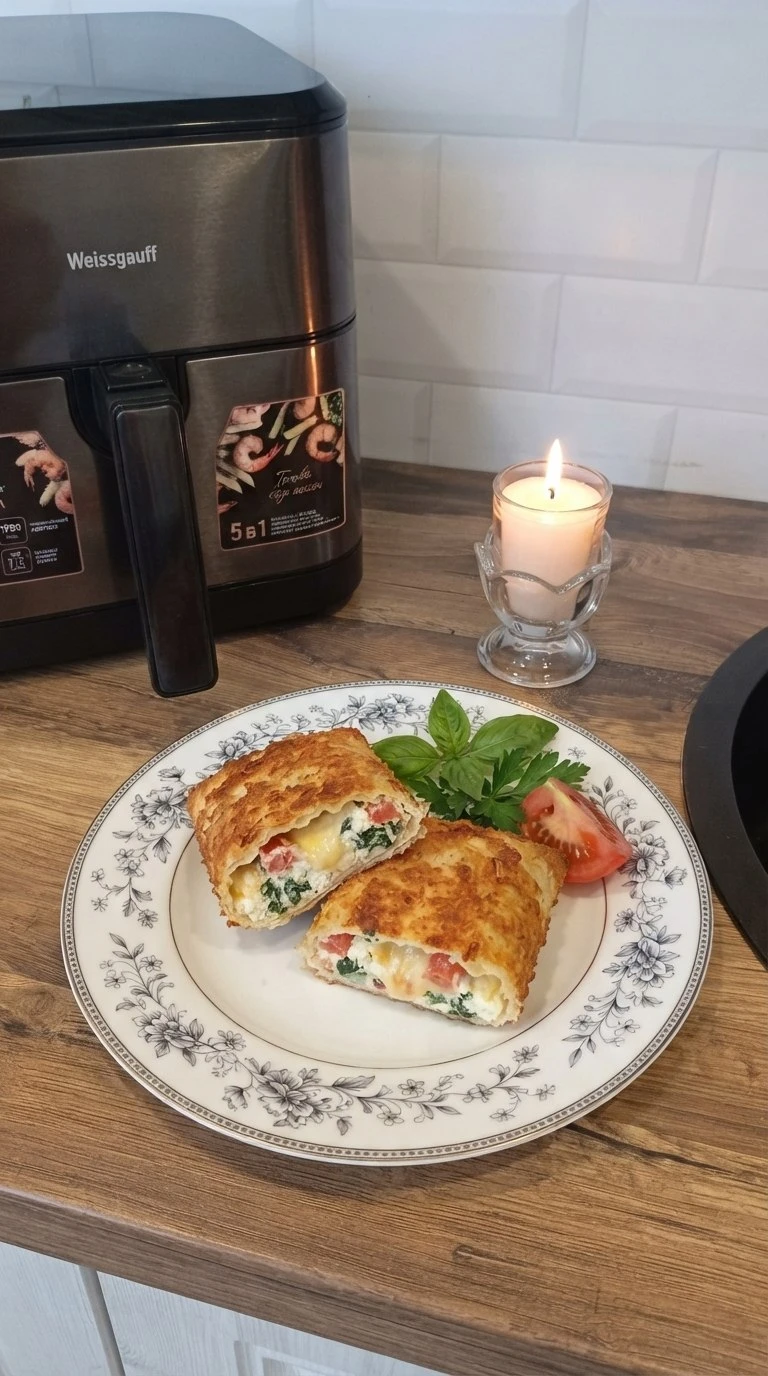 Творожная тортилья с лавашом: полезный завтрак за 15 минут 🌯🥬 Раньше я думала, что полезный завтрак — это - изображение