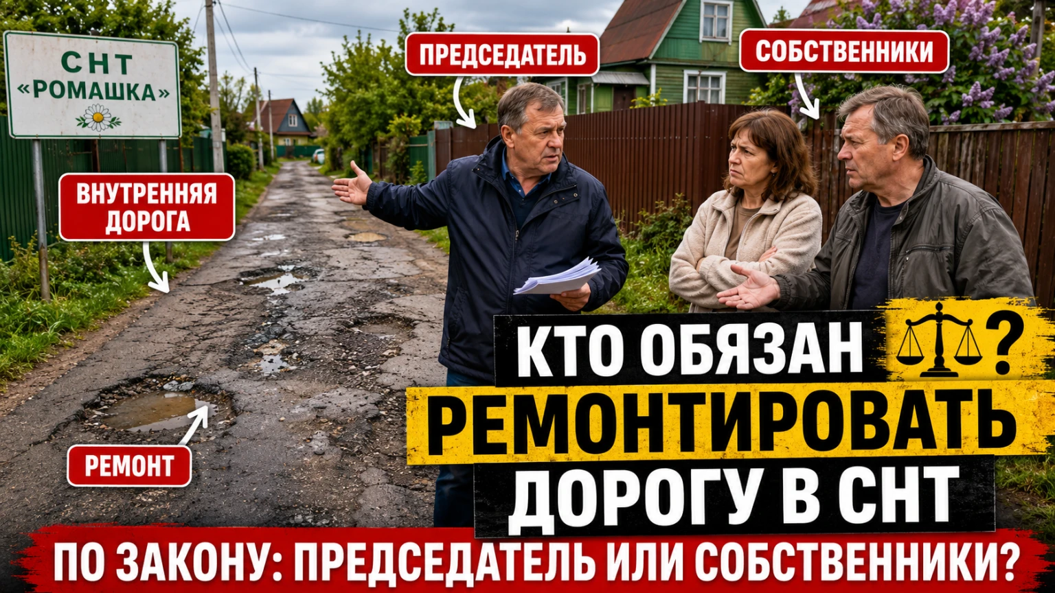 #СНТ #дорогивСНТ #дачники #базар#закон #ремонтдорог #проблемыСНТ #бездорожье #господдержка #217ФЗ #садоводы - изображение