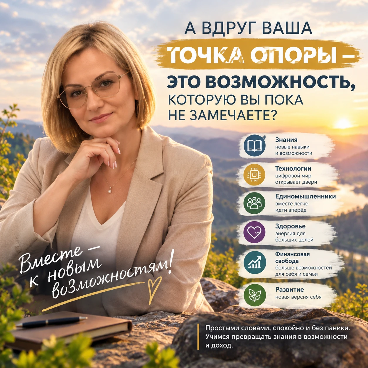 Знаете, о чём я всё чаще задумываюсь? Мы хотим жить спокойнее, иметь больше свободы, не зависеть от одного - изображение