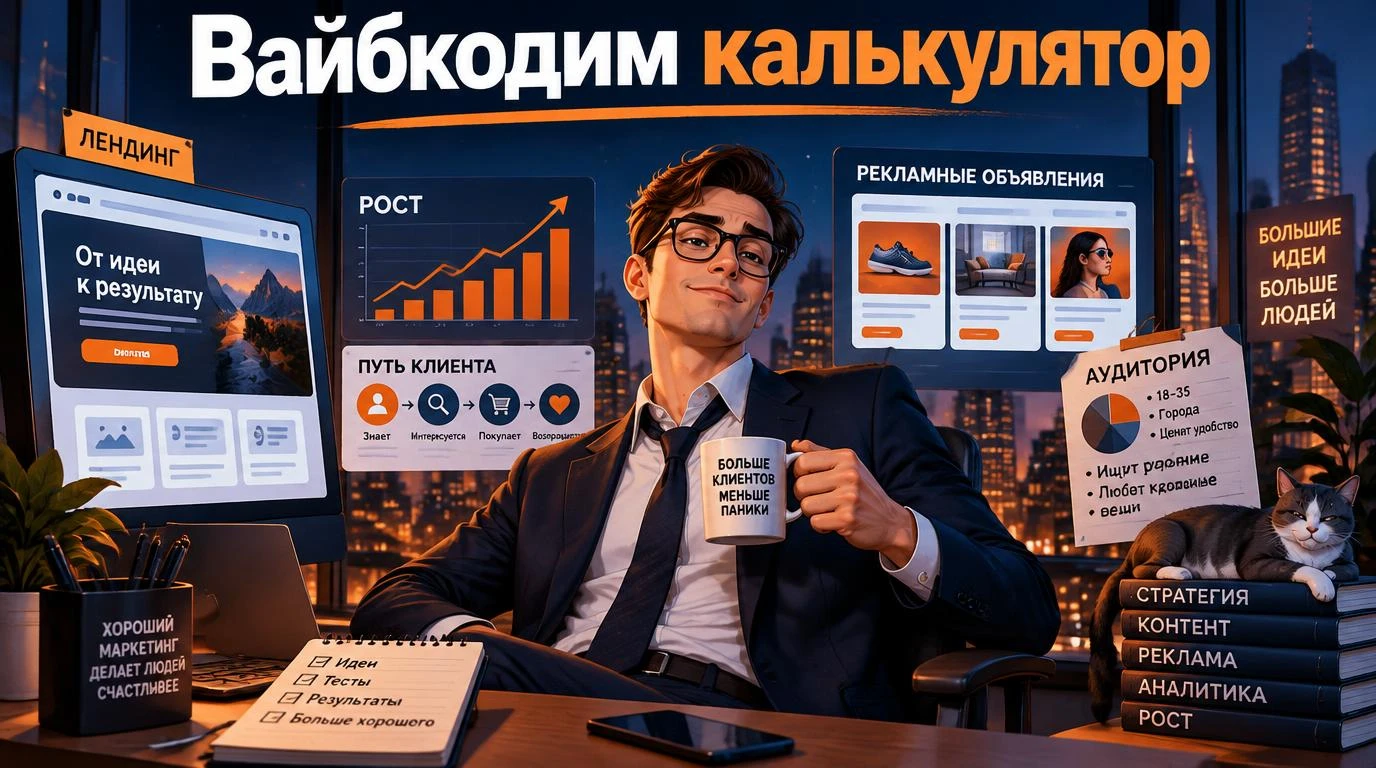 ПРОМПТ: - Ты — Senior Fullstack-разработчик и UX-инженер с глубоким пониманием интернет-маркетинга и - изображение