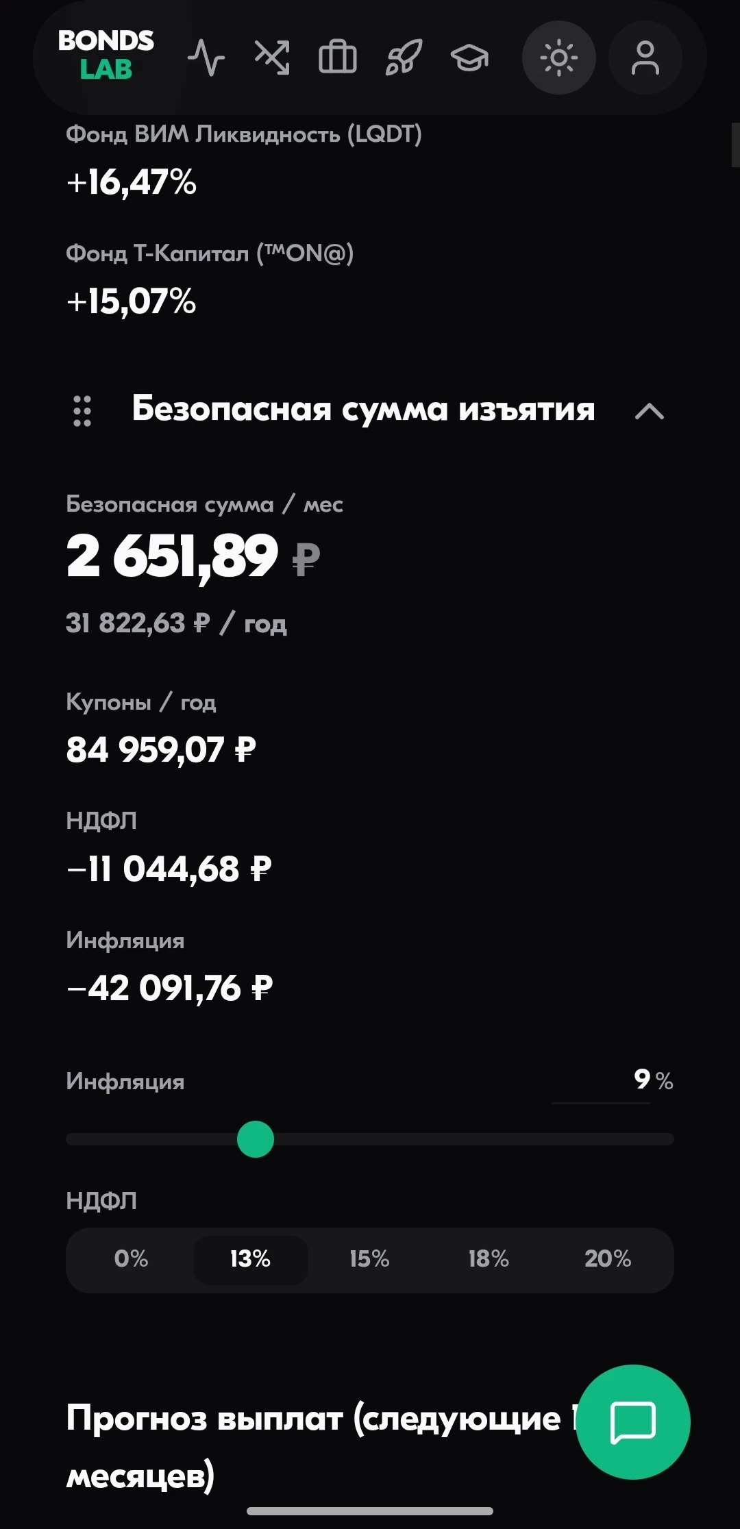 💼 Мой портфель облигаций 💰 Стоимость портфеля: 467 697,13 ₽ 📈 Прибыль: +110 286,18 ₽ (+24,89%) 📊 - изображение