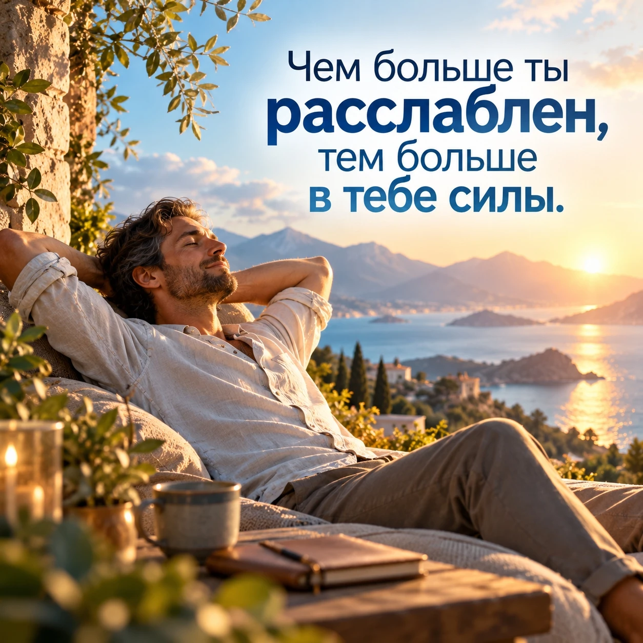 Чем больше ты расслаблен, тем больше в тебе силы. Мы привыкли думать, что сила — в напряжении. Собраться. - изображение