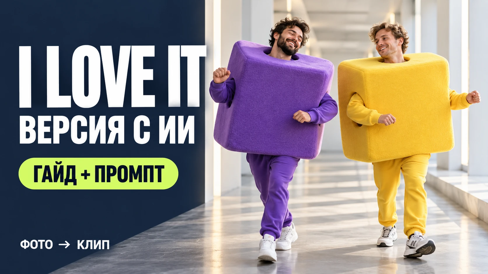 Необычные квадратные костюмы делают сцену узнаваемой ещё до первого движения. Этот визуальный приём можно - изображение