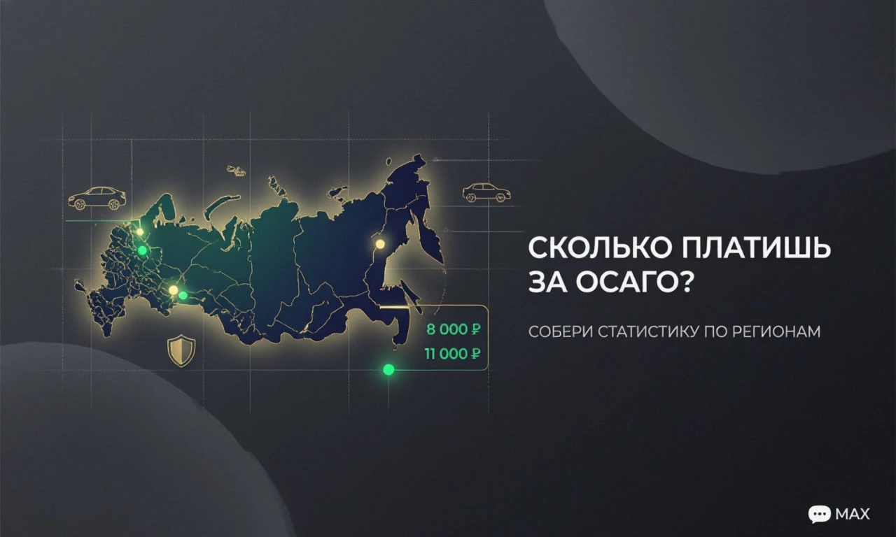 ОСАГО — обязательный полис, и его цена сильно отличается от региона к региону. Где-то за ту же машину платят 5 - изображение