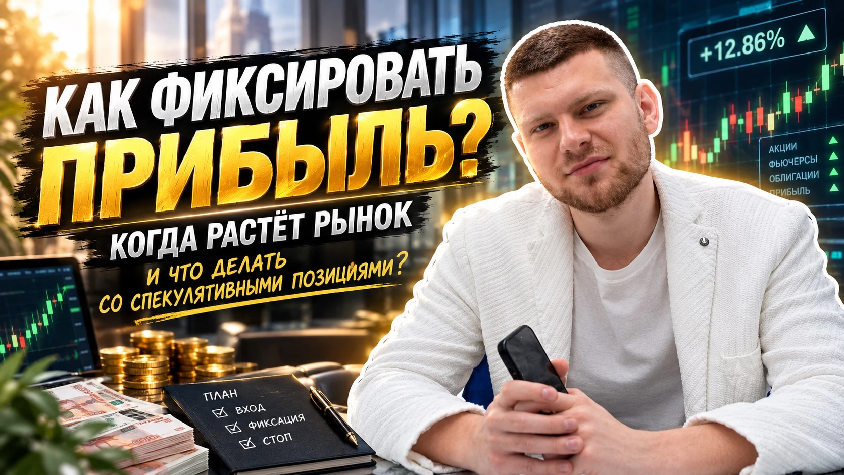 Есть одна интересная особенность в торговле, когда ты сидишь в минусе, хочется поскорее выйти хотя бы в ноль. А - изображение