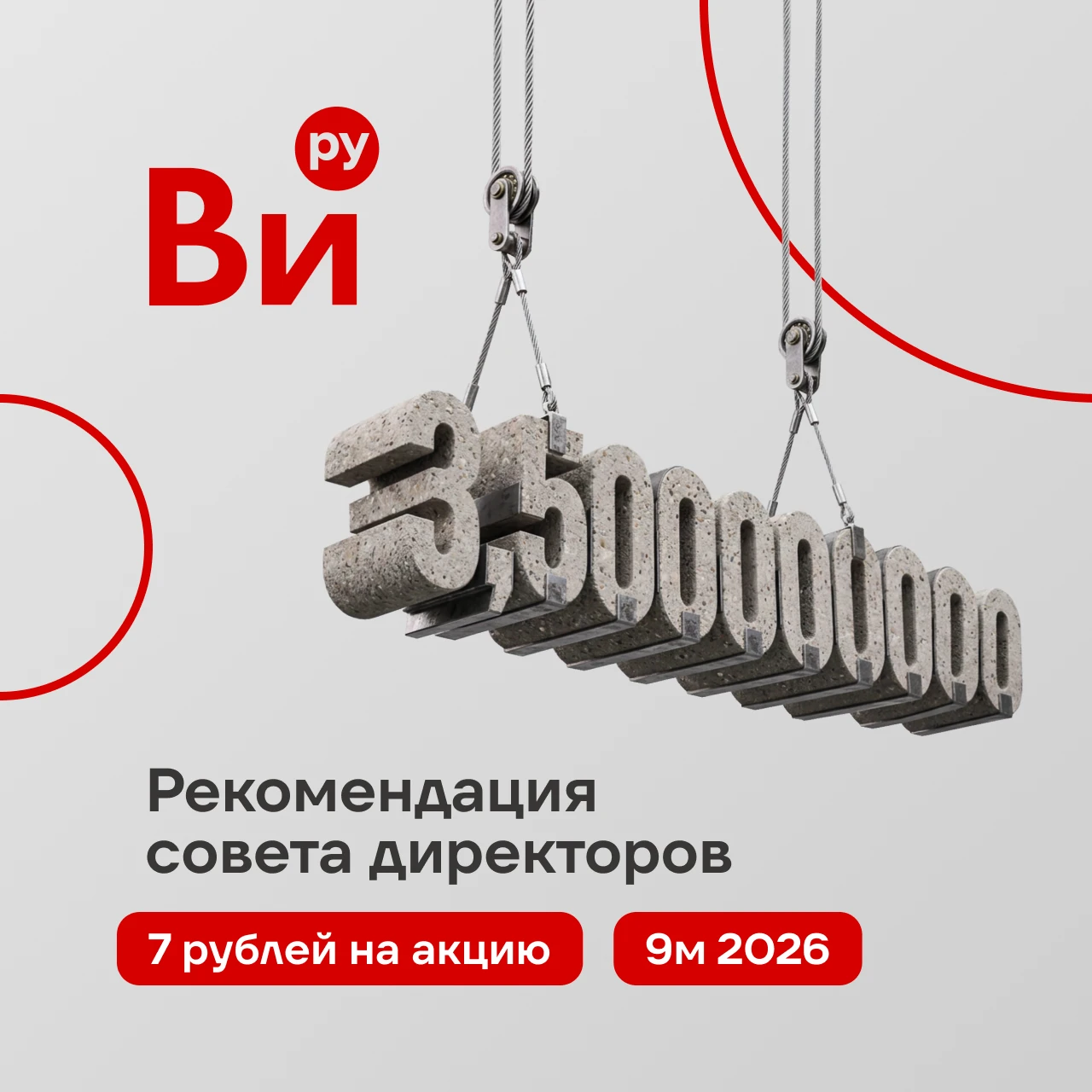 Совет директоров ВИ.ру рекомендовал выплатить дивиденды за девять месяцев 2026 года. Это часть годовой выплаты, - изображение