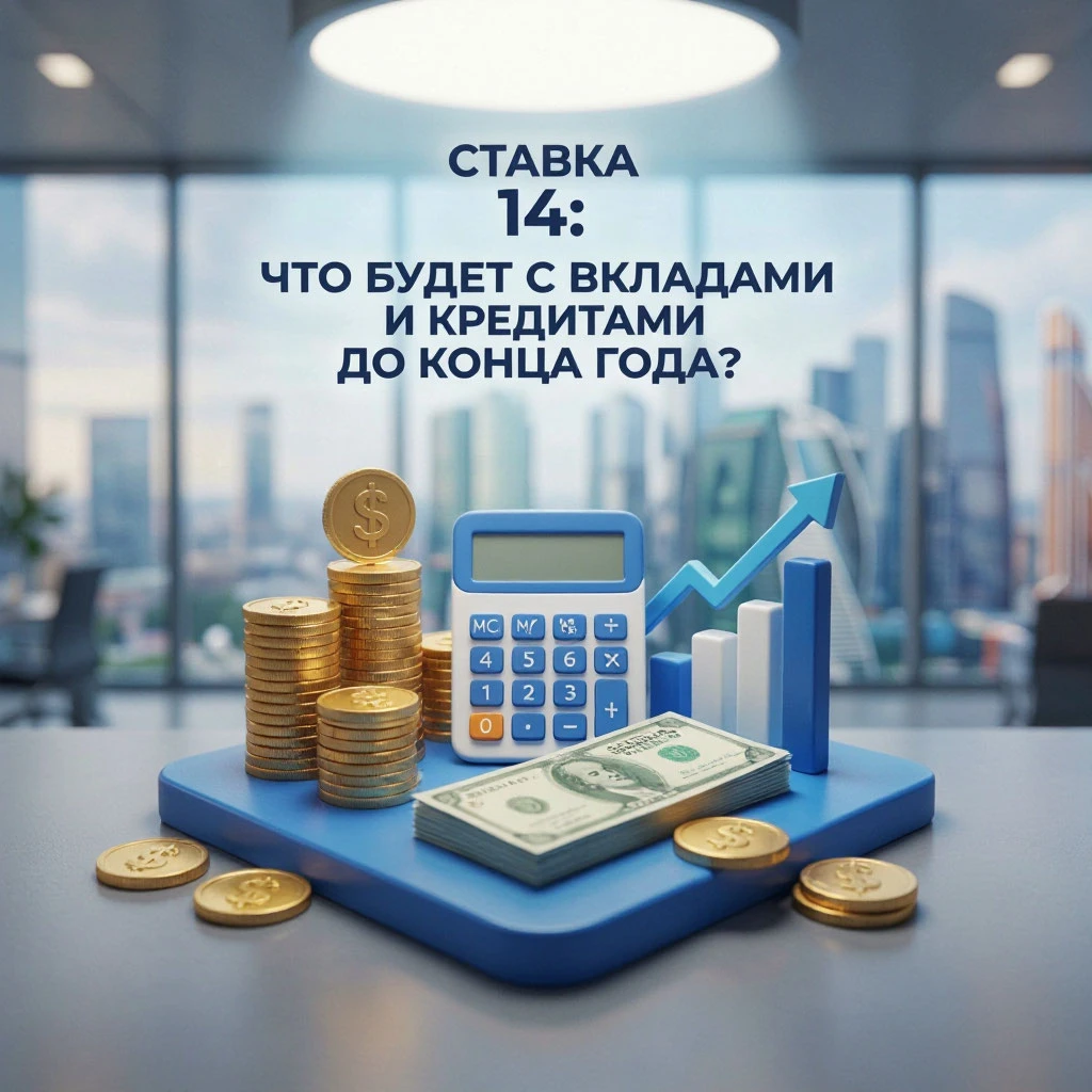 #базарразбор «Ставка 14% надолго: что будет с вкладами и кредитами до конца года. Или как мы все стали немножко - изображение