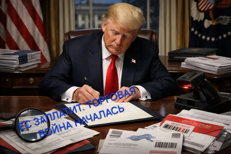 #Трамп #ЕС #пошлины #торговаявойна #Google #Apple #США #экономика #геополитика #Базар«ЕС НАДО ПОНЯТЬ: ЕСЛИ ВЫ - изображение