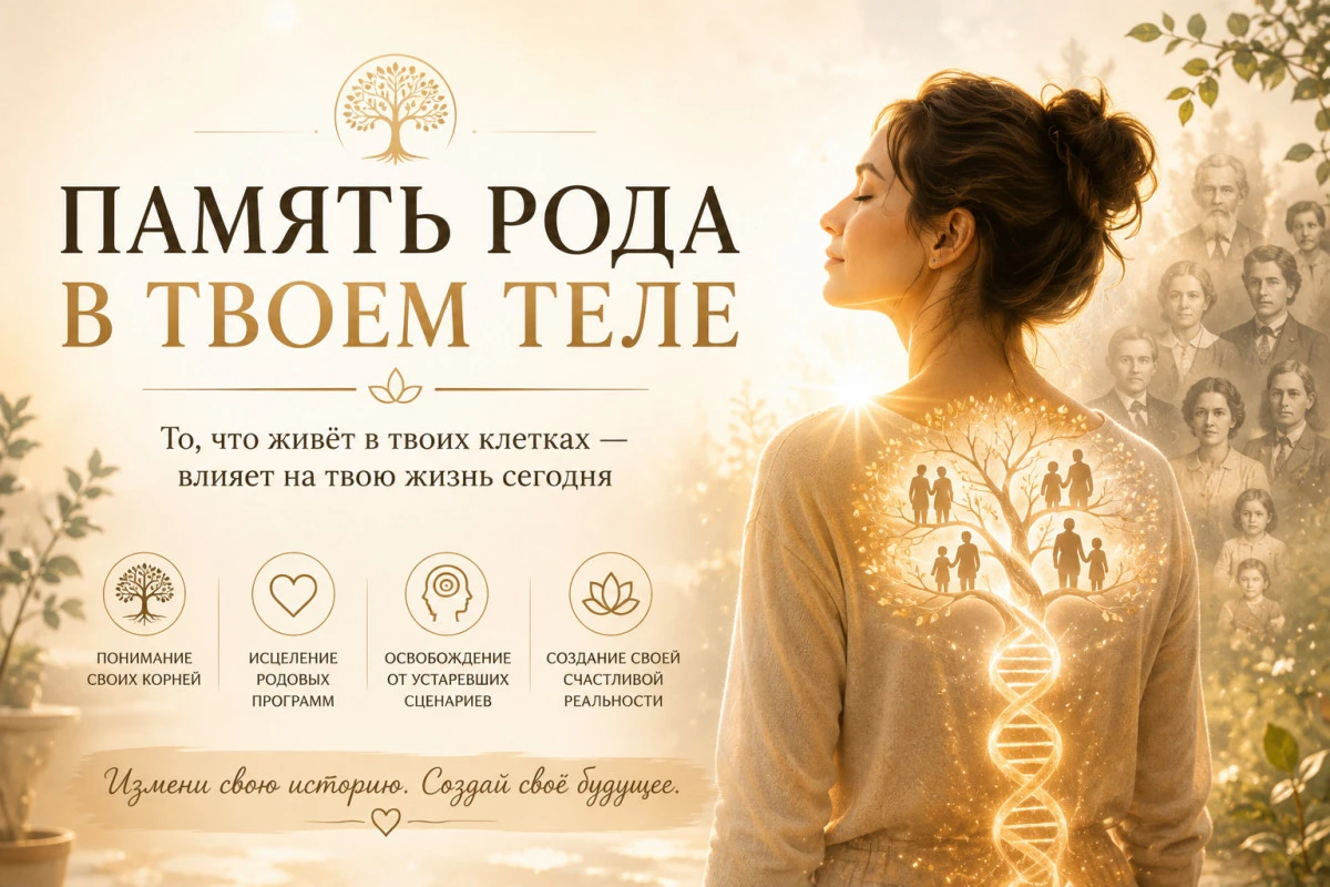 В каждой клетке нашего организма зашифрован колоссальный объем памяти. Наша ДНК хранит тяжелый опыт, страхи, - изображение