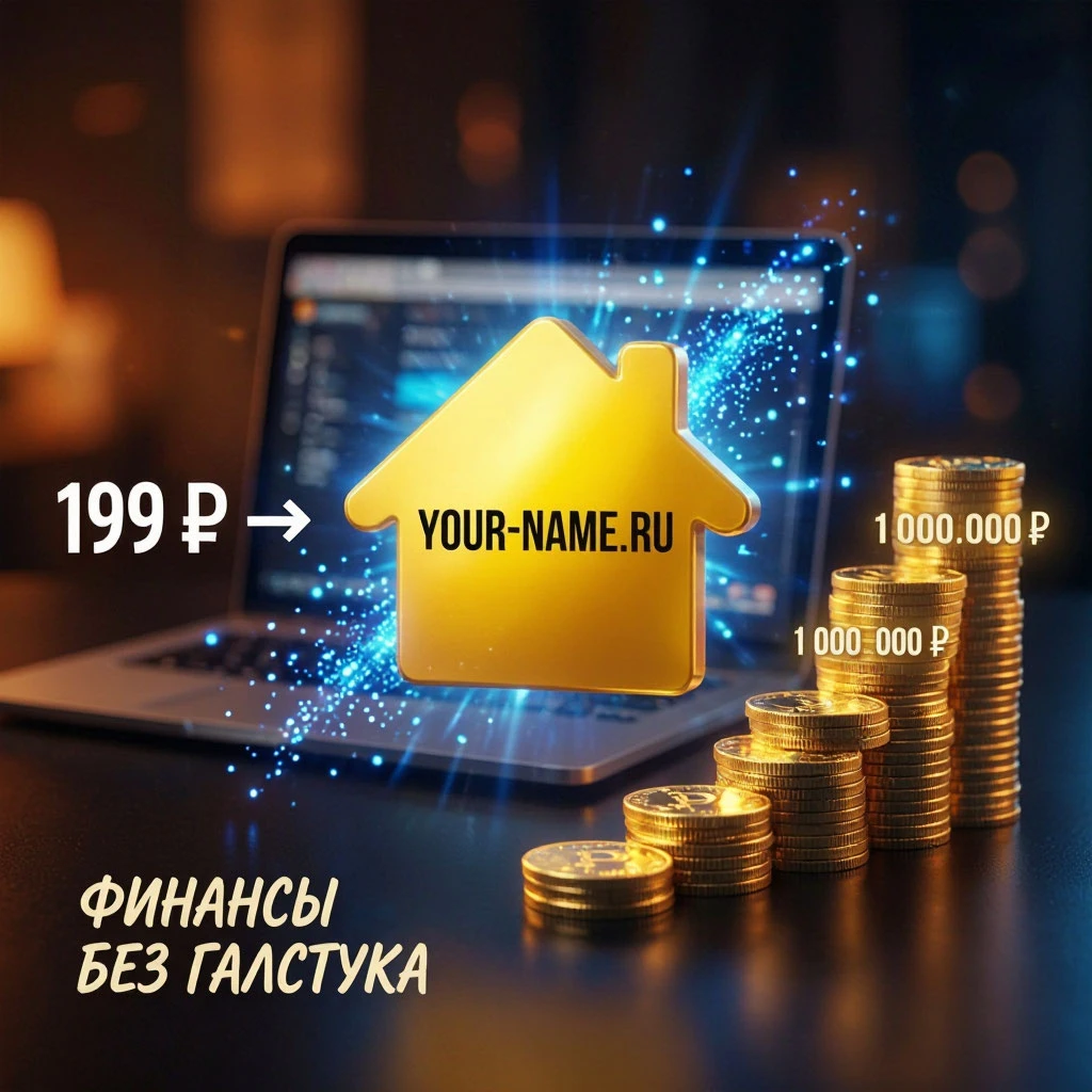 Пока все спорят про акции и облигации, рынок цифровой недвижимости тихо растёт под ногами. Доменное имя — это - изображение