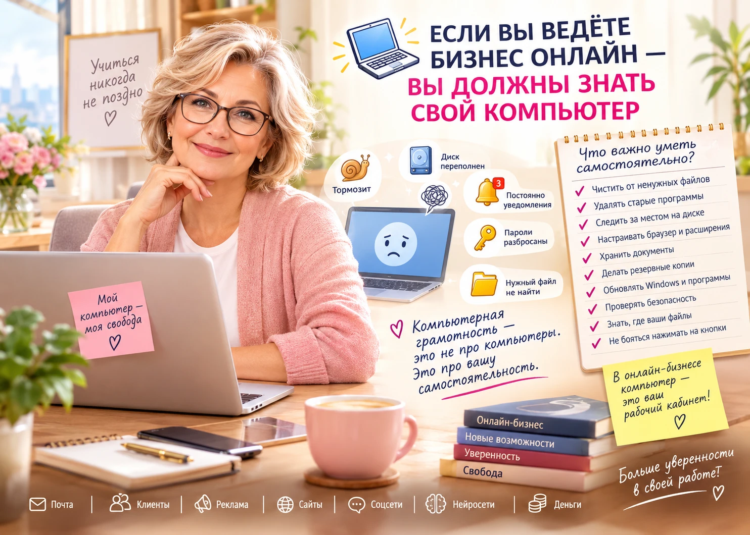 Знаете, что меня иногда удивляет? Человек может прекрасно разбираться в своём деле, вести клиентов, продавать, - изображение