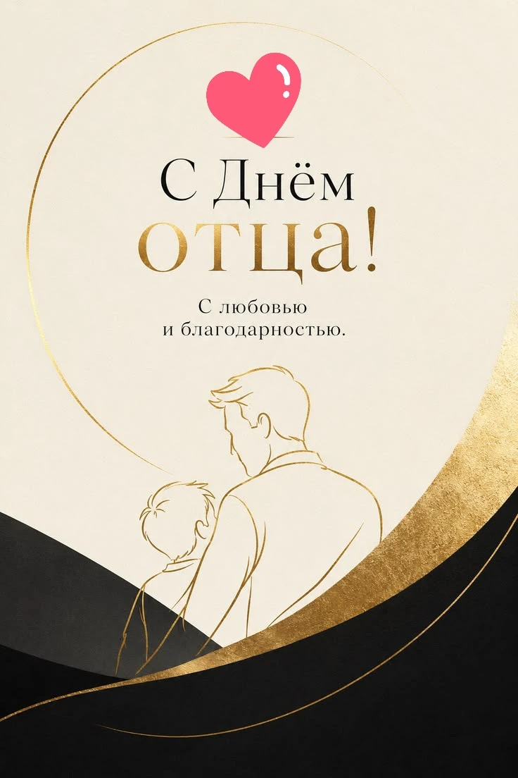 #ДеньОтца #СДнемОтца #Папа #Семья #Любовь #Благодарность #КрепкаяСемья #РоднаяКровь #ПродолжениеРода - изображение