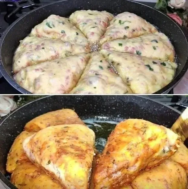 ЭТИ ПИРОЖКИ — НАСТОЯЩАЯ ПАЛОЧКА-ВЫРУЧАЛОЧКА, КОГДА ХОЧЕТСЯ ВКУСНО, БЫСТРО И ПО-ДОМАШНЕМУ МЯГКИЕ, ПЫШНЫЕ, С - изображение