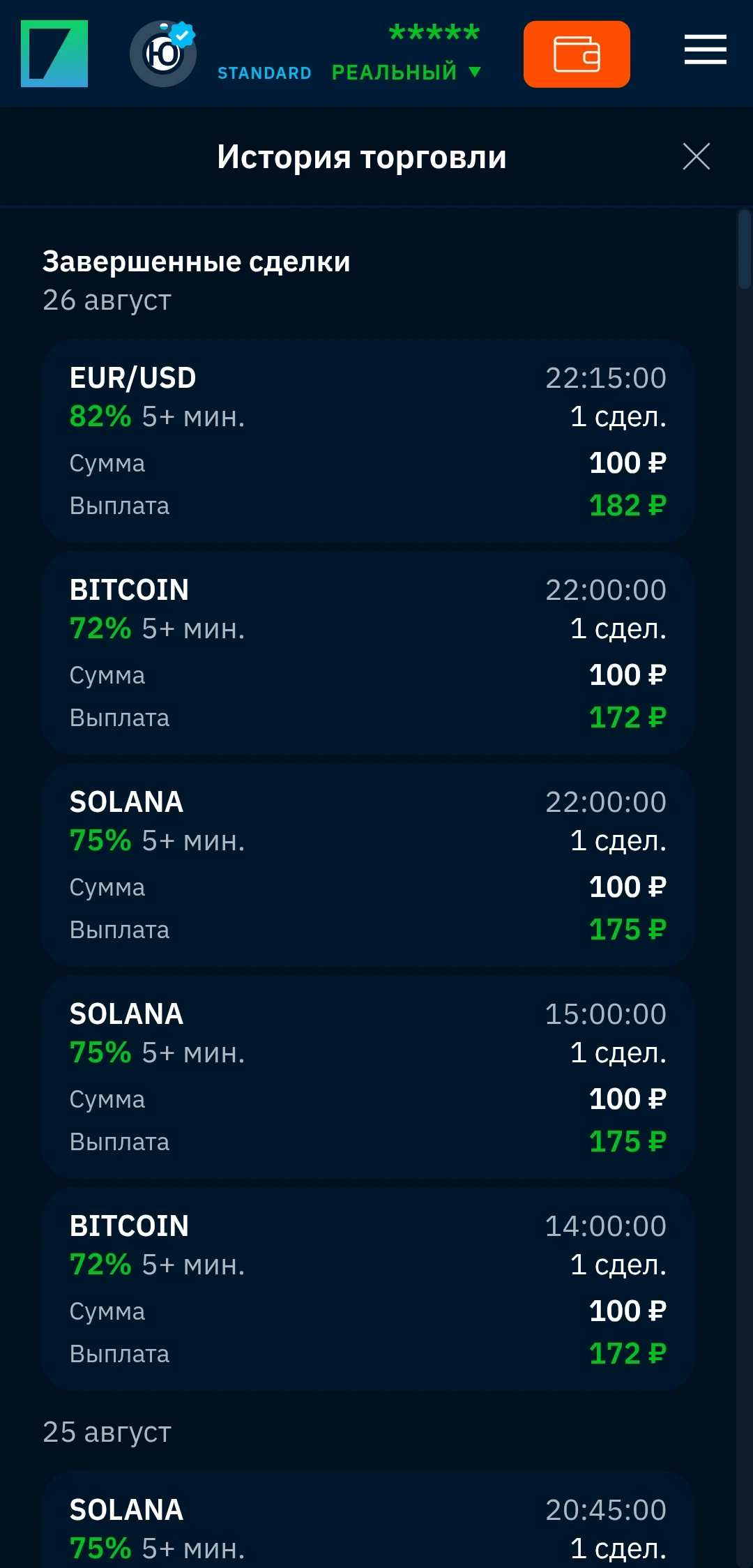 Сегодня практически отдыхал от трейдинга, а рынок давал хорошо). $SOLUSD $BTCUSD #трейдинг #торговлянабирже - изображение