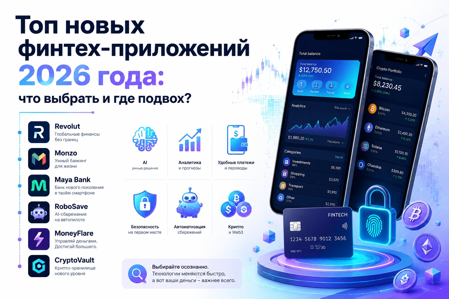 Финансовые технологии несутся вперёд, и сегодня рынок наводнили крутые приложения, меняющие то, как мы управляем - изображение