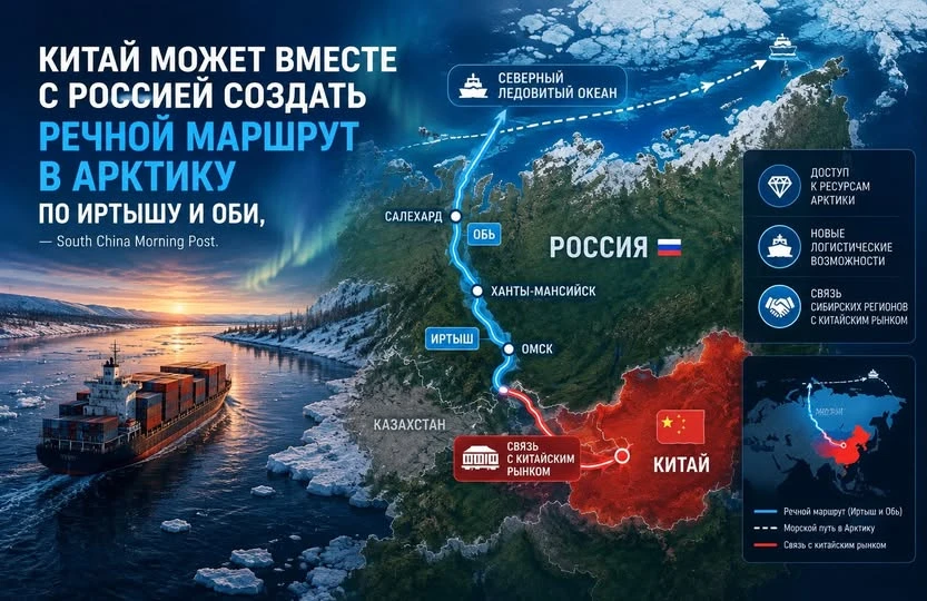 Он может дать КНР доступ к богатой ресурсами и стратегически важной Арктике и связать сибирские регионы России с - изображение