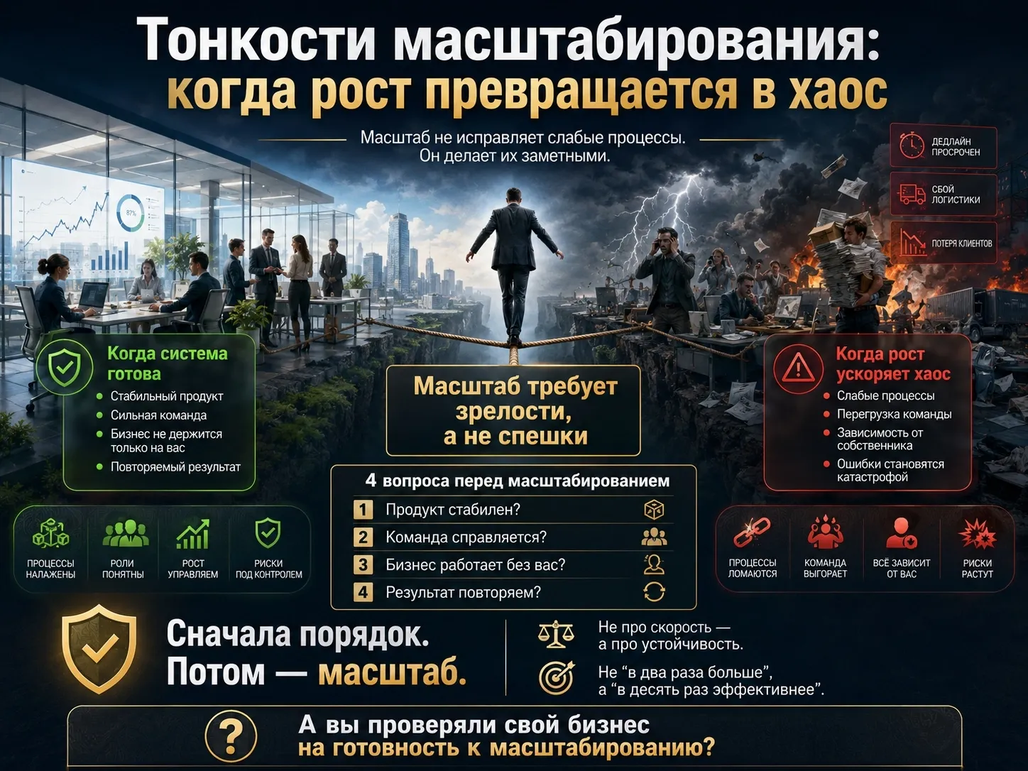 Вы запустили продукт. Он работает. Продажи идут, клиенты довольны, вы на подъёме. И в этот момент кажется: «Пора - изображение