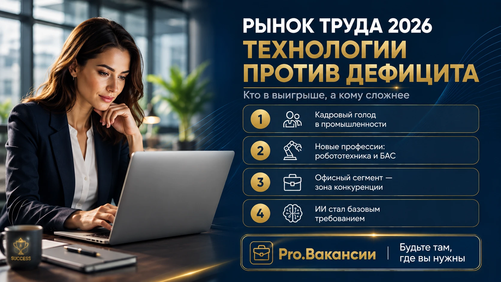 Рынок труда продолжает меняться. Пока одни сферы испытывают кадровый голод, другие — сталкиваются с - изображение