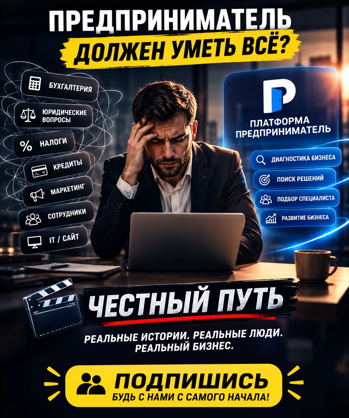 Честный путь: истории предпринимателей и копилка помощи Старт копилки помощи: 10 000 ₽ внесены от основателя - изображение