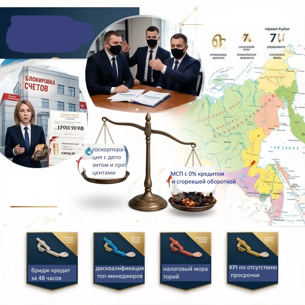 #Базарразбор Официальная статистика рапортует: долг госкомпаний перед МСП составляет от 3 до 3,5 млрд рублей. - изображение