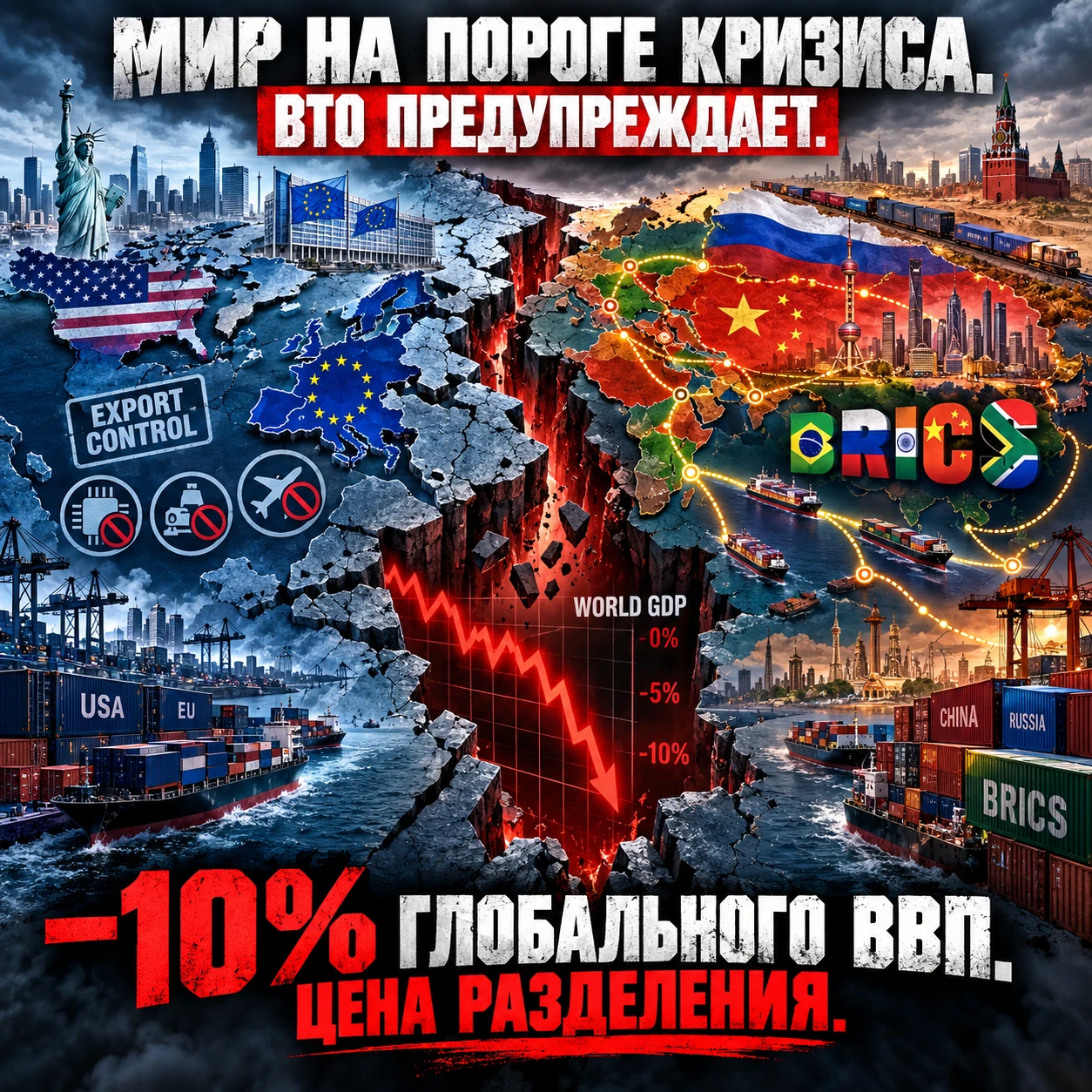 #мироваяторговля #WTO #США #Китай #пошлины #глобальныйВВП #геополитика #нефть #БРИКС #экономика2026 - изображение