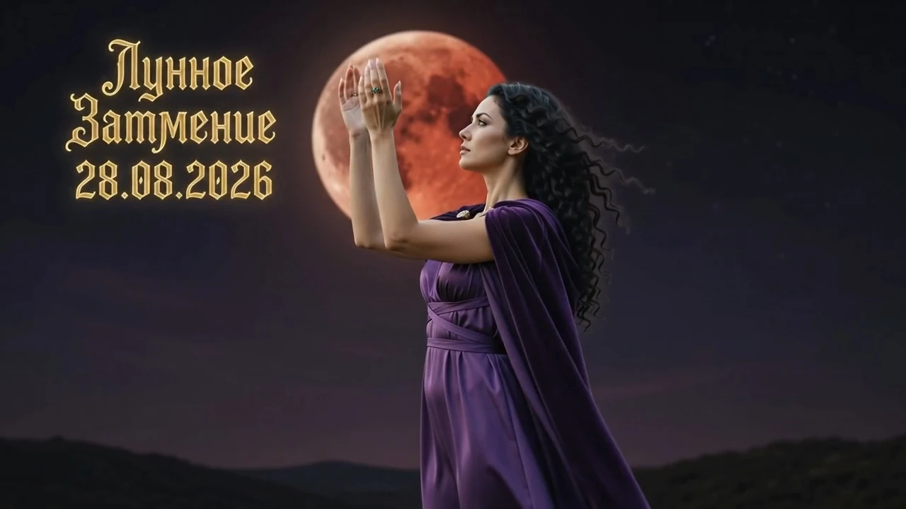 Луна не просто скроется в тени Земли. Она окрасится в глубокий, тревожный цвет запекшейся крови. 🔥 Что делает - изображение