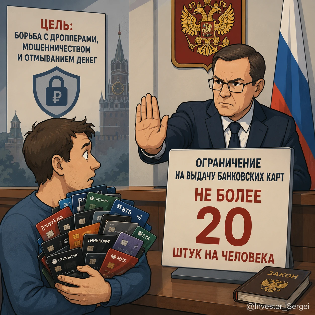 Закон уже подписан и вступает в силу 1 сентября 2027 года. До фактического введения лимита почти год. Есть время - изображение