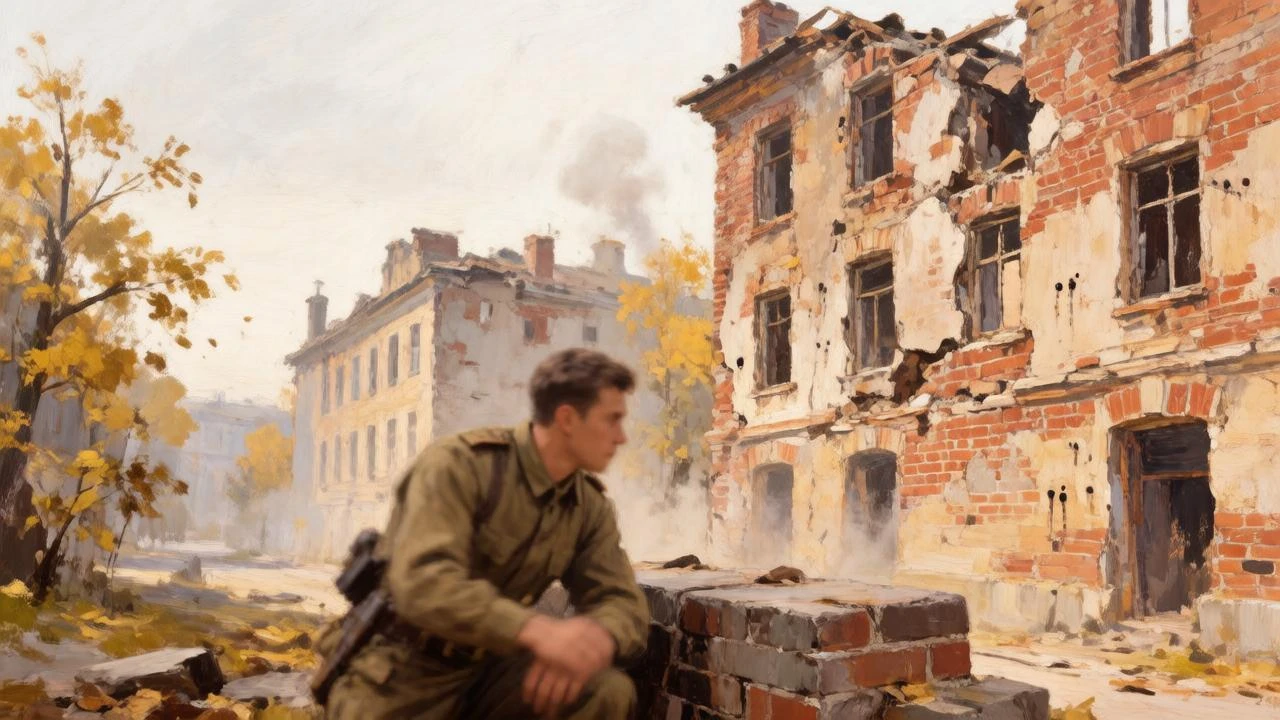 13 октября 1944 года советские войска в ходе Рижской наступательной операции освободили столицу Латвии. Это - изображение