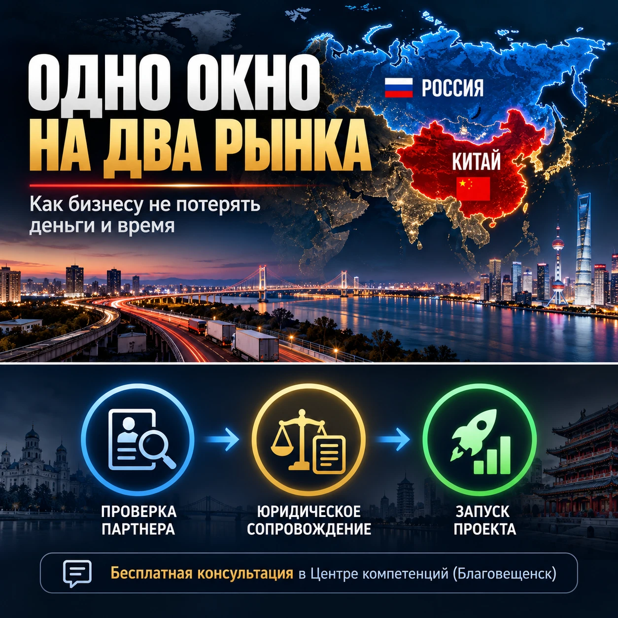 #РоссияКитай #Бизнес #ЕдиноеОкно #ВЭД #ПроверкаПартнеров #Komstar #Блокчейн #ФинансоваяГрамотность #БазарВыход - изображение