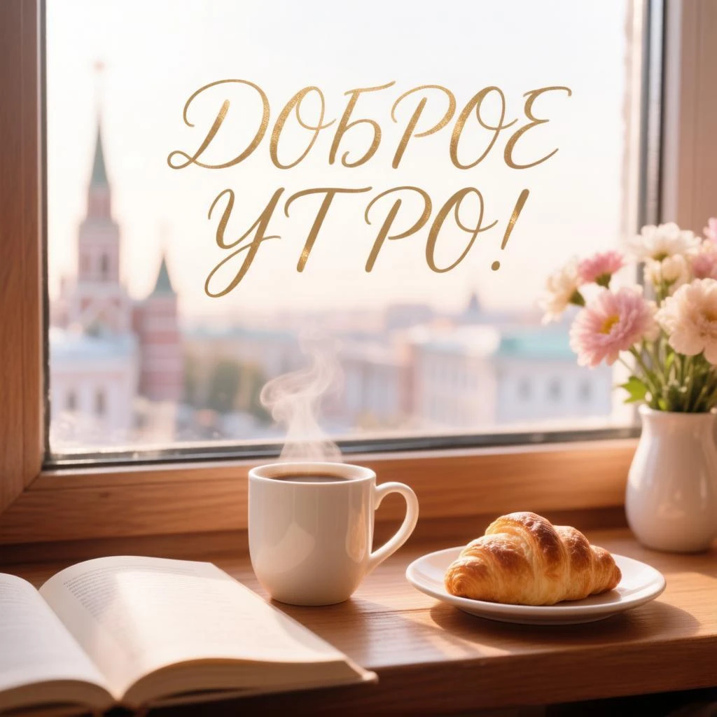 С добрым осенним утром! Пусть день будет теплым изнутри, даже если снаружи моросит дождь. #утро #доброеутро - изображение