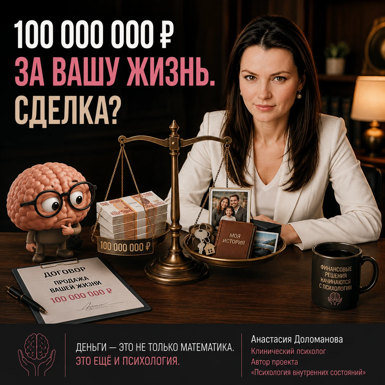 Предложение финансово выглядит неплохо. 100 000 000 ₽. Не кредит. Не инвестиция. Не розыгрыш. Деньги ваши. Но - изображение