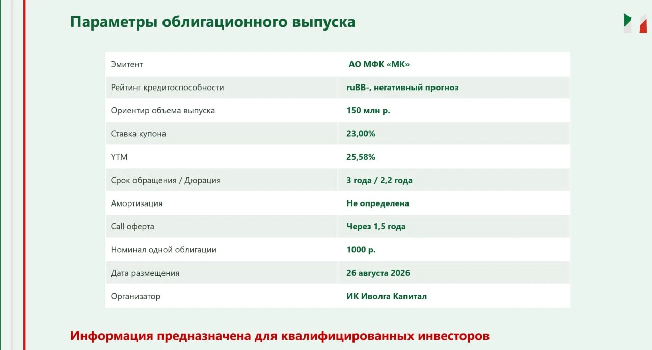 ❗️ Информация для квалифицированных инвесторов 26 августа — размещение облигаций Акционерного общества - изображение